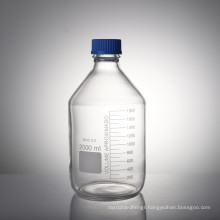 25ml, 50ml, 100ml, 250ml, 500ml, 1000ml Borosilicate 3.3 Reagent Pharmaceutical Glass Bottles With GL80 Thread And Scale